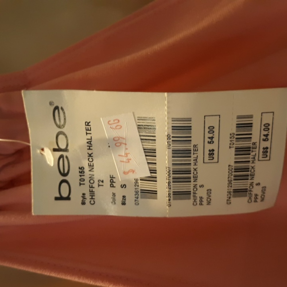 Y2k BEBE baby pink top - Picture 5 of 6
